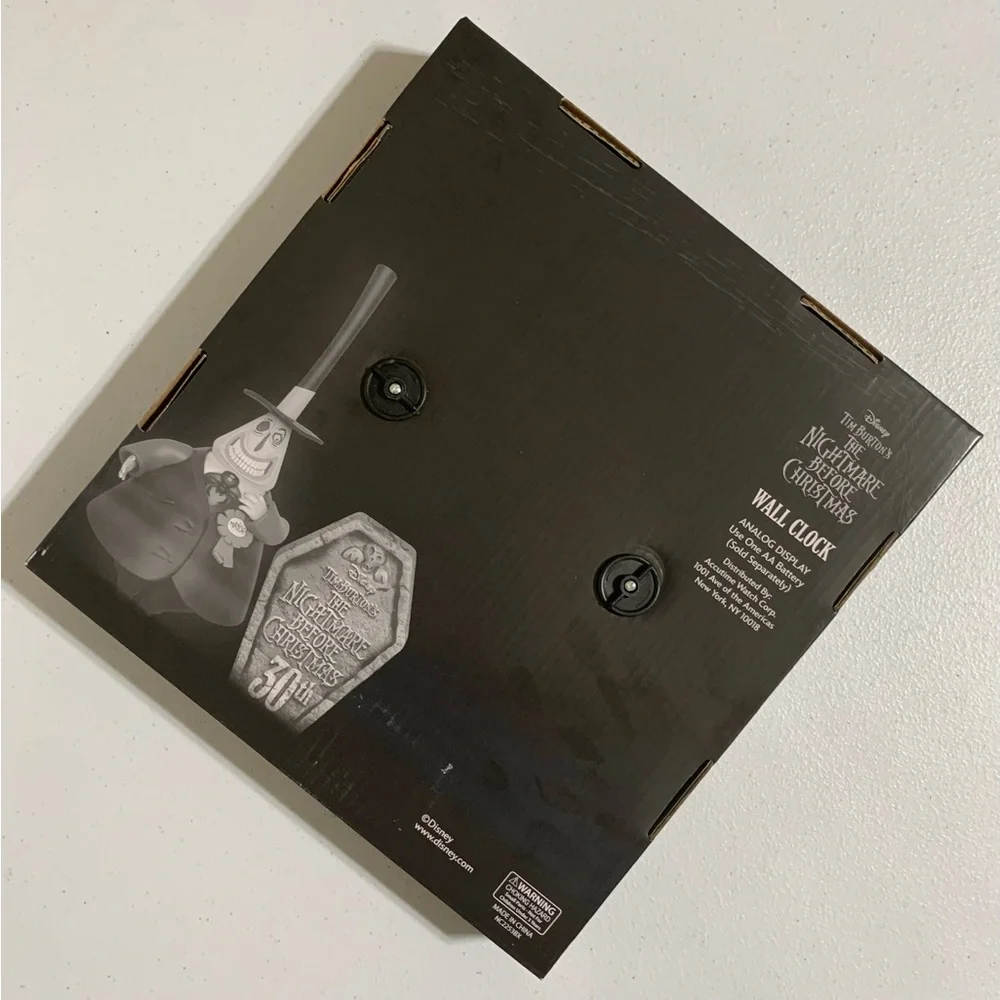 Disney's The Nightmare Before Christmas Analog Wall Clock-New in Box